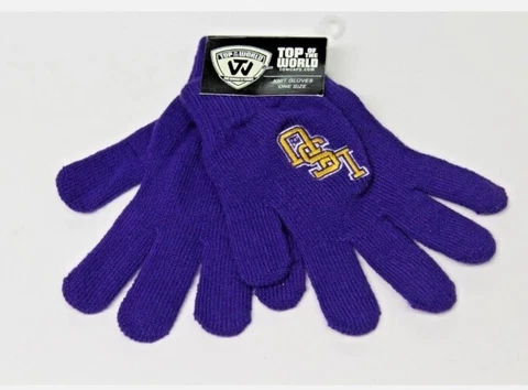 NCAA Football LSU TIGERS winter Gloves - NEW Cover