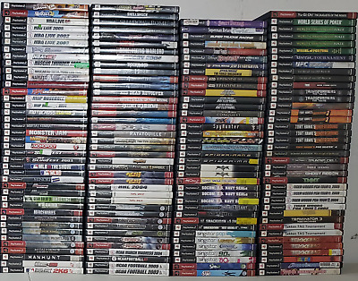 Playstation 2 Game Lot #2 M-z 🎮 Buy 3 Get 1 Free 🎮 Free Shipping • 4.95$