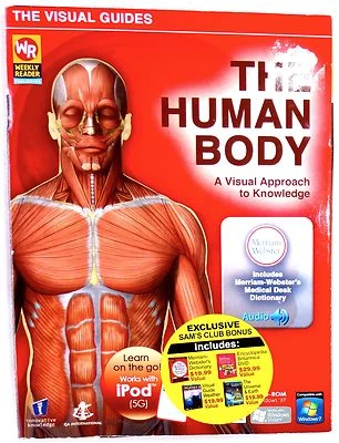 THE HUMAN BODY VISUAL GUIDES Educational Set CD-ROM PC Weekly Reader NEW  - Image 1 of 2