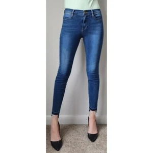 RAHMEN Denim Le High Skinny Jeans 25 Merrick Wash Fray Saum - Bild 1 von 9