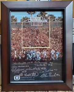 NICE FRAMED Colts SB V Multi (9) Autograph 12x16 Photo Morrall Matte Ressler JSA - Picture 1 of 7