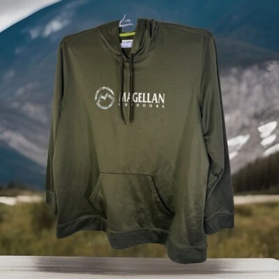 Magellan Outdoors Pullover Shirt Hunt Gear Men's Size 3XL Long Sleeve Green CL89 - Image 1 of 4