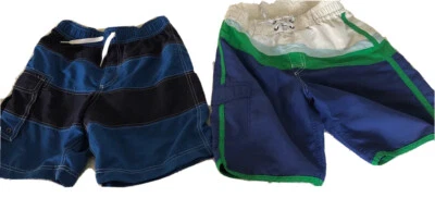 Bañador Hanna Andersson niños talla 140/10 bloque de color azul (2 trajes de baño) Foto 1 de 4