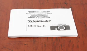 LIBRO DE INSTRUCCIONES VOIGTLANDER BESSA R/138032 - Imagen 1 de 1