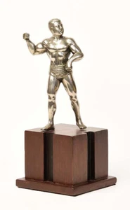 20th Century, Burmese Bronze Standing Bodybuilder - Picture 1 of 12