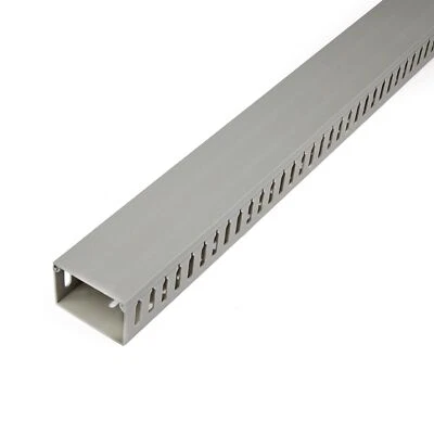 StarTech CBMWD7550 6.5Ft 3"x2" Open Slot Cable Raceway w Cover Wire Duct White - Image 1 of 4