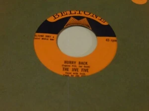 Repro 45  The Jive Five   Hurry Back   Beltone - Picture 1 of 2