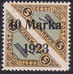 Estland Flugpost 10 Mk. scharfe Zähnung Mi.Nr. 43 (A) Befund BPP + Attest (1133) - Bild 1 von 4