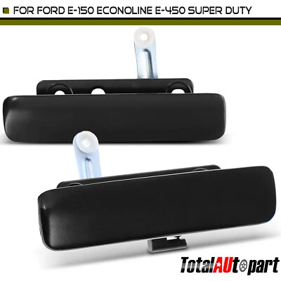2xOutside Door Handle for Ford E-150 Econoline E-250 E-350 Super Duty Front Side - Image 1 of 4