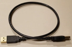 USB 2.0 A Male to A Male,Monoprice 1.5ft 28/24AWG Cable (Gold Plated) 5441 NEW - Picture 1 of 4