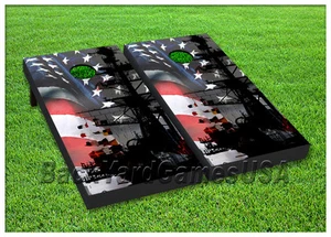 VINYL WRAPS Cornhole Boards DECALS USA Navy Ship Bag Toss Game Stickers 36 - Bild 1 von 1