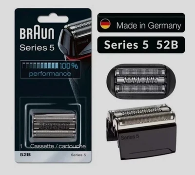 Neu Original Braun Serie 5 Kombipack 52B schwarz Scherkopf+Folie Schereinheit - Bild 1 von 2
