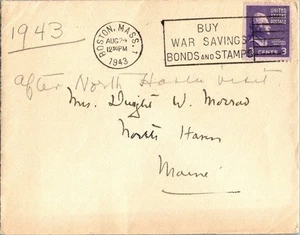 Boston Massachusetts to North Haven Maine - August 24 1943 - Picture 1 of 1