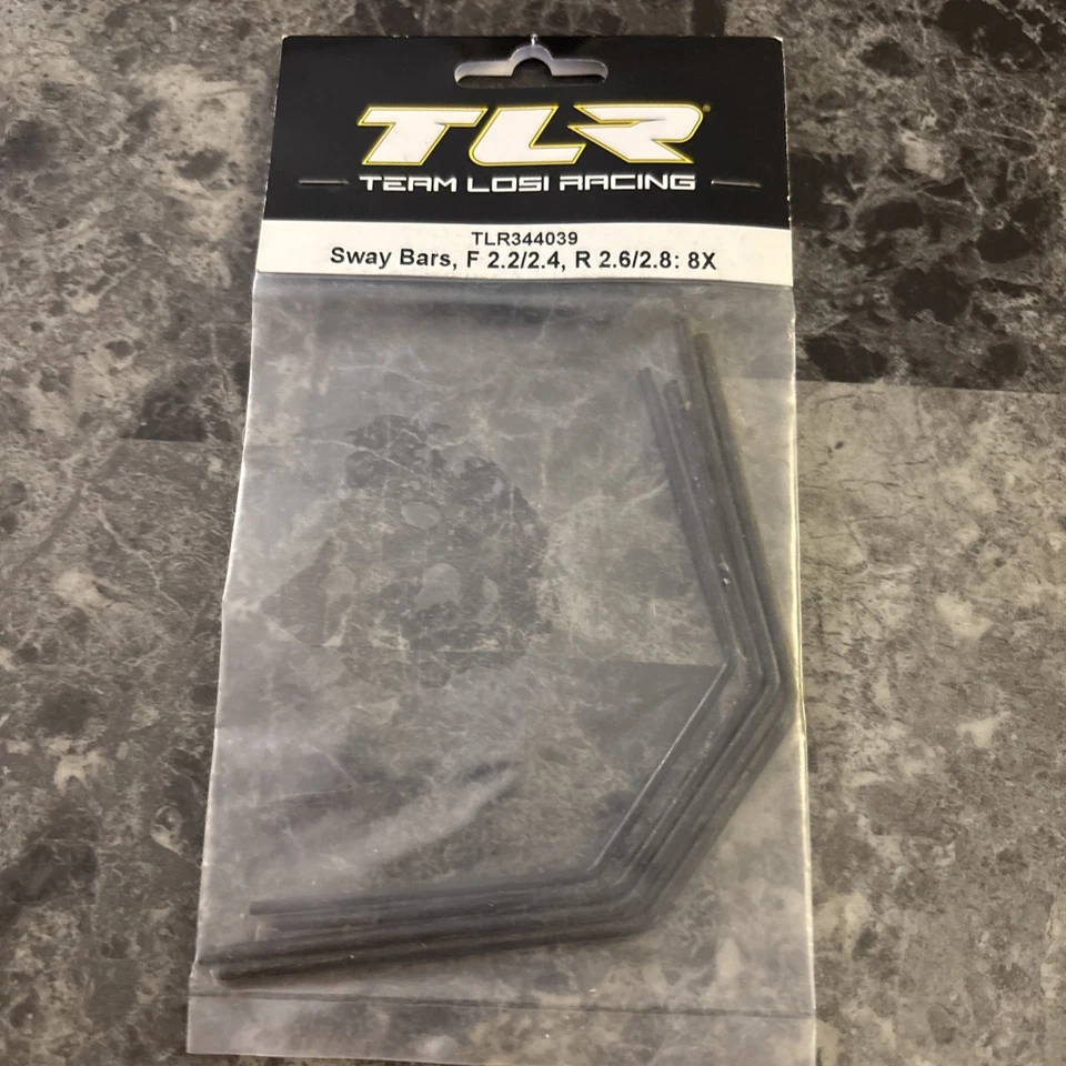 (B1) Sway Bars, F 2.2/2.4, R 2.6/2.8  8X Team Losi Racing TLR344039 - Image 1 of 1