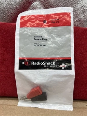RadioShack 274-734 Stackable Banana Plug (Pkg of 2) Foto 1 de 2