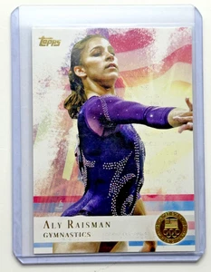 2012 Topps US Olympic Team and Olympic Hopefuls Gold Aly Raisman #15 - Picture 1 of 2