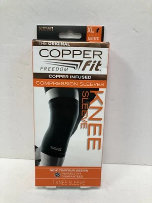 Copper Fit The Original Compression 1 KNEE SLEEVE  XL, UNISEX 16”-17” - Image 1 of 3