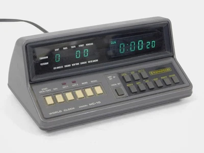 Reloj Mundial Radioaficionado Kenwood HC-10 Vintage (funciona bien) Foto 1 de 4