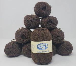 Jamieson's SHETLAND SPINDRIFT Yarn (Lot/11) - 100% Wool - #235 Grouse -115yds ea - Picture 1 of 3