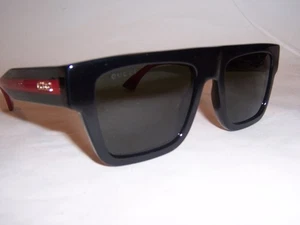 NEW GUCCI SUNGLASSES GG 1868S 001 BLACK/GREY 53MM  AUTHENTIC 1868 - Picture 1 of 7