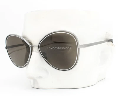 Gafas de sol Chanel ch4266 108/3 lentes marrones plateadas pulidas con estuche Foto 1 de 4