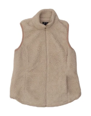 IZOD Womens Fleece Gilet UK 10 Small White Polyester DS22 - Image 1 of 4