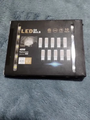 Dimmable G9 LED Bulbs 10 Pk Energy Saving 40 W Replacement 4 W - Image 1 of 4