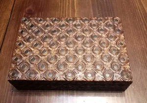Handgeschnitzte Holz Kartenbox Made in Poland mit Papieren Neu - Bild 1 von 14