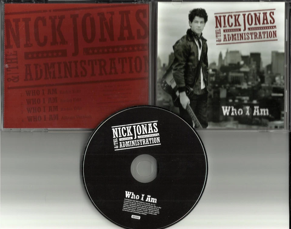 Jonas Brothers NICK JONAS Who I am 4 TRX w/ 3 EDITS PROMO DJ CD single Nicholas Foto 1 de 1