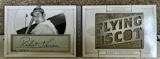 2015 National Treasures Bobby Thompson Booklet /25 Flannel & Cut Auto