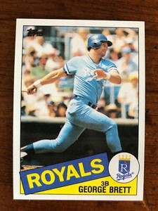 George Brett 1985 Topps Baseball Kansas City Royals #100-Near Mint