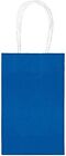 Elegant Bright Royal Blue Cub Paper Bag Value Pack (8.5" x 5.25" x 3.5") - 10 Pi