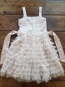 Next Signature Tiered Ruffle Party Dress 9 Years 8-9 Years Pink BNWT - Picture 1 of 5