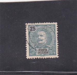 PONTA DELGADA / AZORES D. Carlos I 25 R. (1897) Usado - Imagen 1 de 1