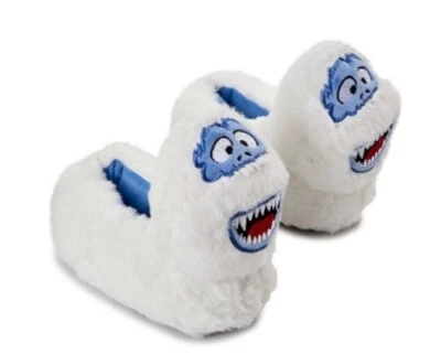 Rudolph Reindeer NUEVO♈Niñas Abominable Muñeco de Nieve Zapatillas por talla 4~Blanco/azul Foto 1 de 4