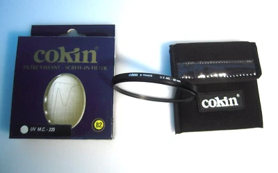 Ø82mm Cokin UV M.C (Multi-coated) Lens Filter Screw-in.  New Cokin / New -M16 - Image 1 of 3