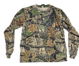 Vintage Cabela's 3D Seclusion Hunting Camo Long-Sleeve T-Shirt Kids Large Reg - Picture 1 of 8