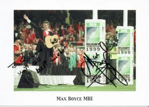 Max Boyce hand signed photograph - Picture 1 of 2
