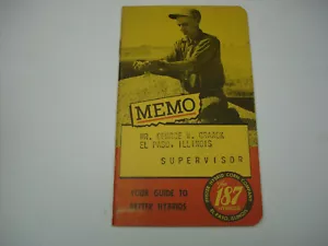 De colección 1956 Lester Pfister Híbrido Granja de Maíz Memo Cuaderno Calendario Efímero - Imagen 1 de 5
