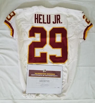 #29 Roy Helu Jr. of Redskins Game-Worn & Unwashed Jersey vs Vikings WCOA  14024 - Image 1 of 4