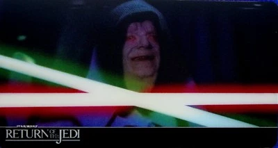 STAR WARS, RETURN OF THE JEDI, TOPPS 2014 WIDEVISION 3D, CARD # 34, LIGHTSABER - Image 1 of 2