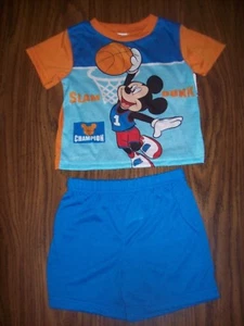 Baby Boy Disney MICKEY MOUSE 2-Pc Pajamas - Size 18 Months - New NWT - MSRP $34  - Picture 1 of 2