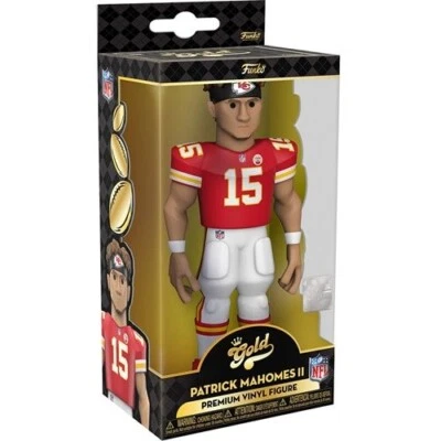 FUNKO NFL Chiefs Patrick Mahomes 5-Inch Gold Figure Brown Headband Football Kansas Cit