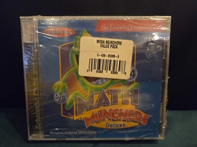 Learning Company: Math, Knowledge, Word Munchers,  (CD-ROM) NEW, Sealed - Image 1 of 3