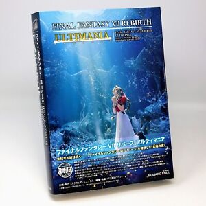 Final Fantasy Vii Rebirth Ultimania Guide & Art Book (See Photos!) Ff 7 Remake
