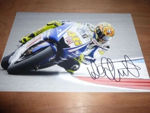 VALENTINO ROSSI signed 12X8 photo MOTO GP + COA - Picture 1 of 2