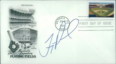 Troy Percival Anaheim Angels Firmado Primer Día Edición Cubierta FDC JSA Autenticado Foto 1 de 3