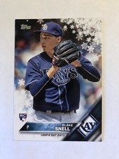 Blake Snell 2016 Topps Holiday Rookie Card #HMW172 Rays RC