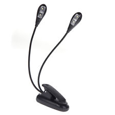 Flexible Music Stand Light Clip on LED Book Lights Reading Lamp Adjustable Y9M3