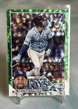Kevin Kiermaier 2023 Topps Series 1 #272 Green Foilboard #/499 Tampa Bay Rays